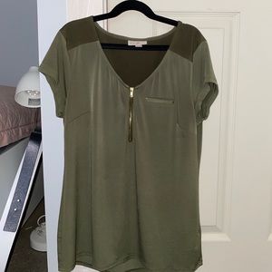 Toz & Ali Green Blouse